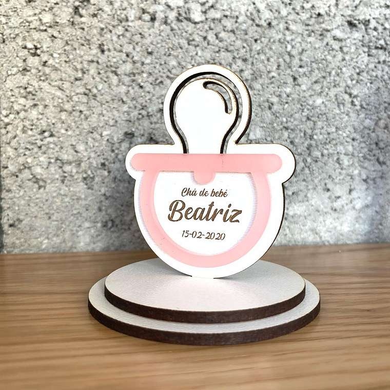 Chucha Personalizada para Batizado - Lembrança Especial 1