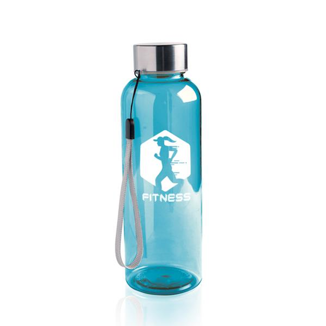 Garrafa de Tritan Personalizada 500ml com Cordão e Tampa de Metal 2