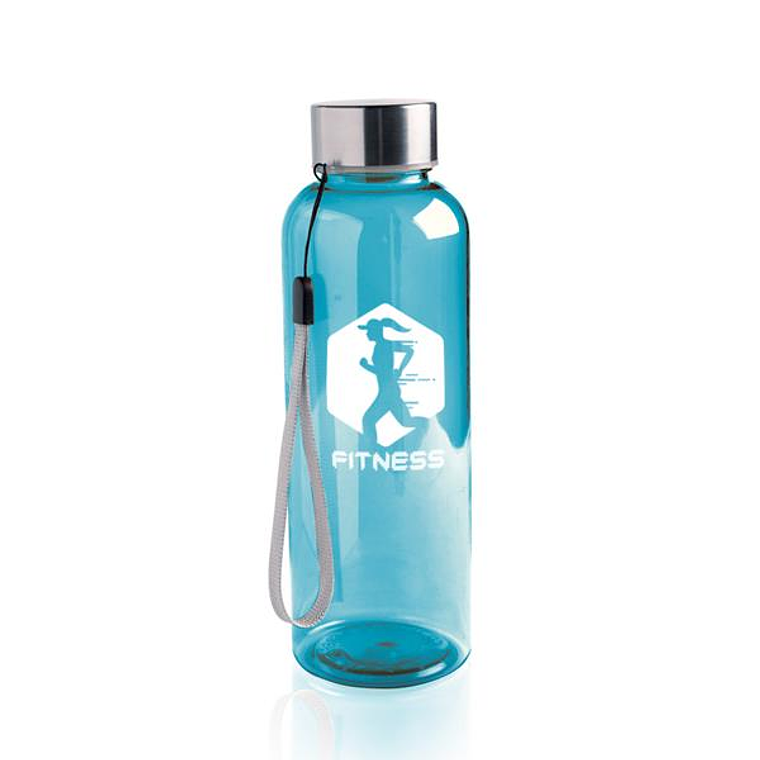 Garrafa de Tritan Personalizada 500ml com Cordão e Tampa de Metal 2