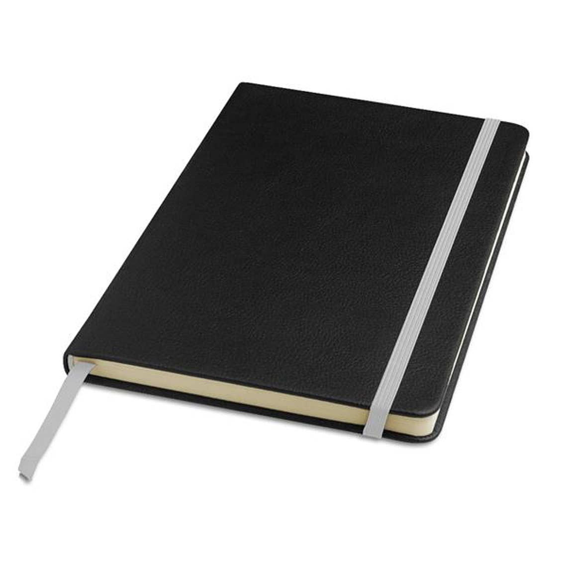 Bloco de Notas A5 Personalizado STYLEBOOK - Capa Laser PU e 80 Folhas com Elástico e Marcador 3