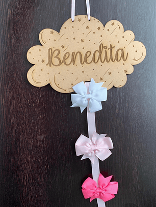 Plaquinha Personalizada com Nome - Lembrança para Batizado ou Decoração