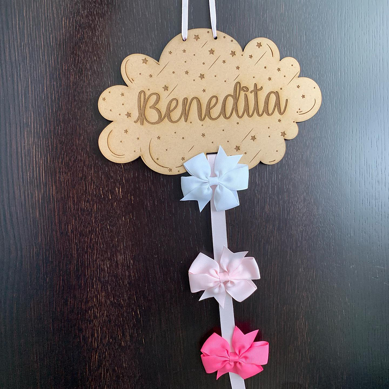 Plaquinha Personalizada com Nome - Lembrança para Batizado ou Decoração 1