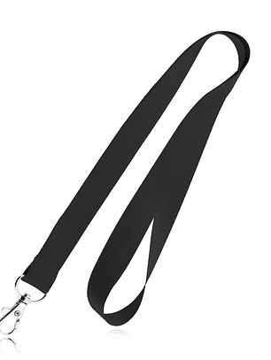 Fitas de Pescoço sem impressão - Lanyard em Poliéster e Mosquetão