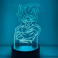 Luminária Personalizada LED Goku - Decoração de Luz para Fãs de Anime - Thumbnail 2