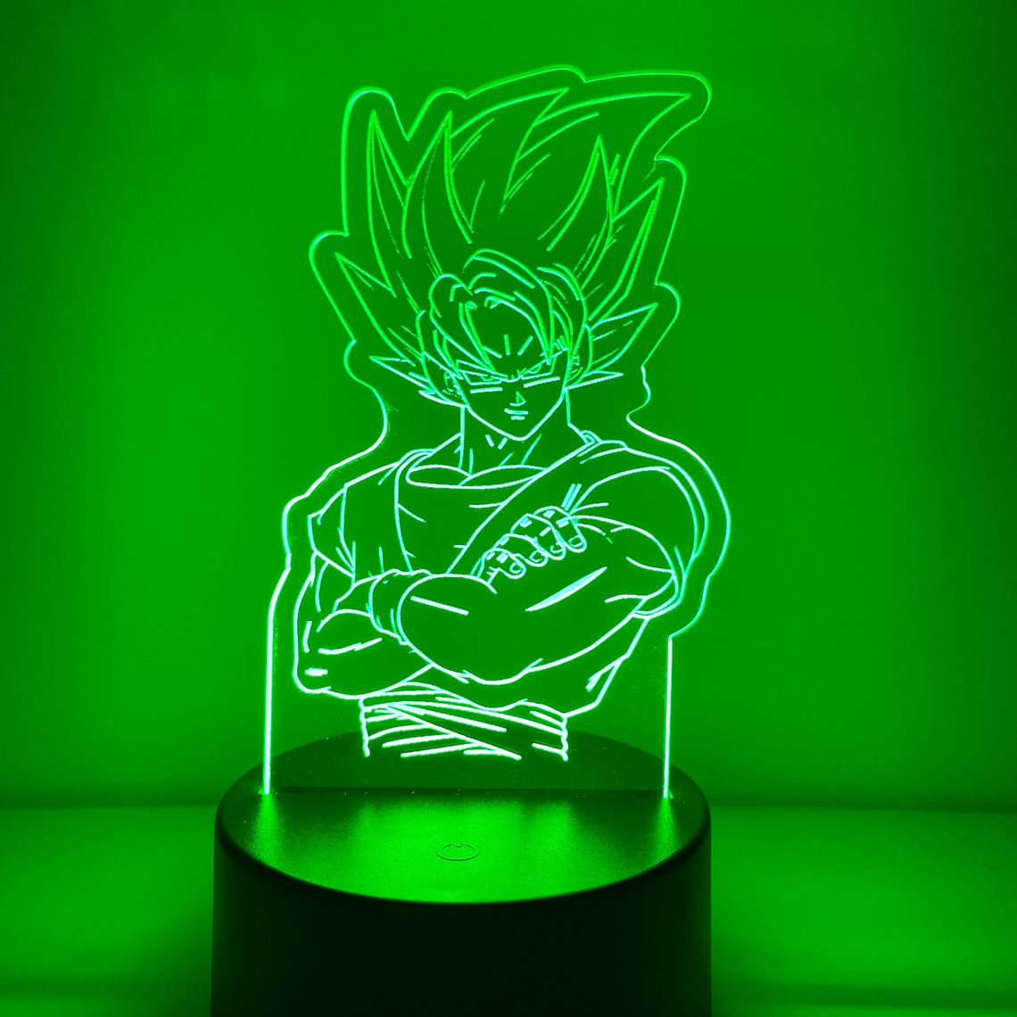 Luminária Personalizada LED Goku - Decoração de Luz para Fãs de Anime 6