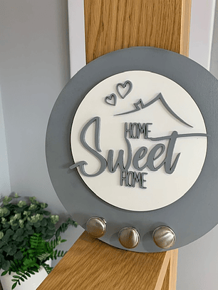 Chaveiro MDF Home Sweet Home - Personalização e Estilo para Sua Casa