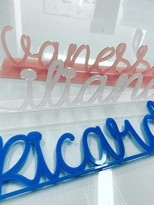 Nome Personalizado em Acrílico - Decoração Personalizada para Eventos