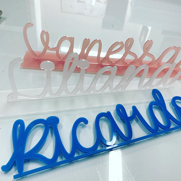 Nome Personalizado em Acrílico - Decoração Personalizada para Eventos 1