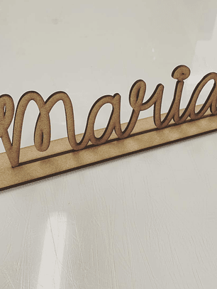 NOME PERSONALIZADO EM MDF