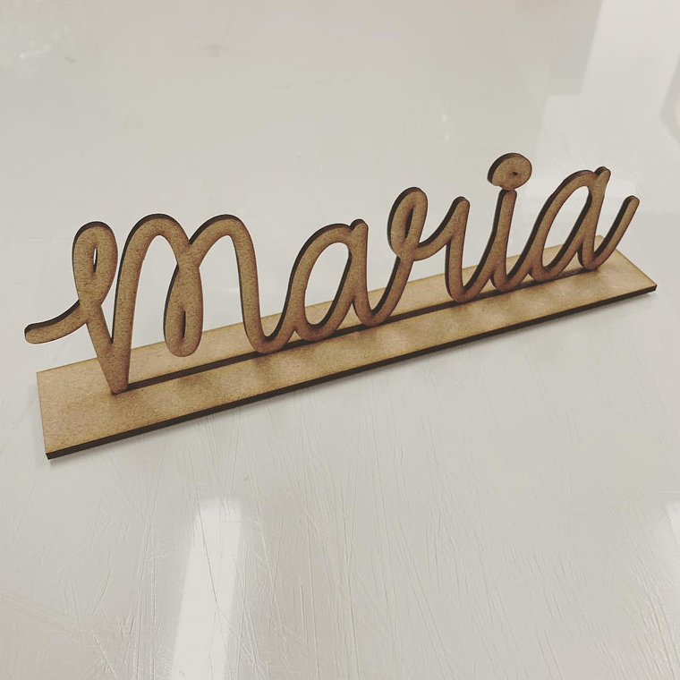 NOME PERSONALIZADO EM MDF 1