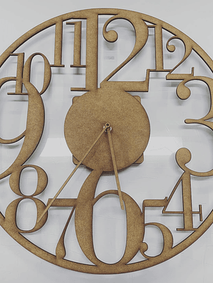 Relógio em MDF - Decoração de Parede Personalizada