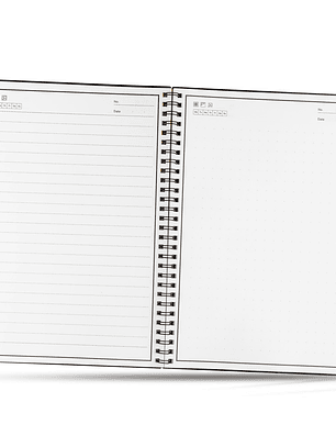 Bloco Infinito A5 com Esferográfica e Pano de Limpeza - Bloco Reutilizável e Ecológico