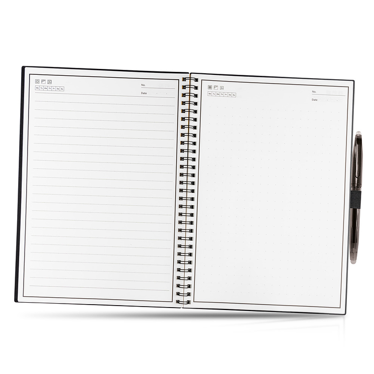 Bloco Infinito A5 com Esferográfica e Pano de Limpeza - Bloco Reutilizável e Ecológico 2