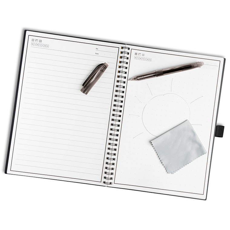 Bloco Infinito A5 com Esferográfica e Pano de Limpeza - Bloco Reutilizável e Ecológico 3