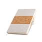 Bloco A5 com Capa em Cortiça e Linho - 128 Folhas para Notas XL - Thumbnail 2