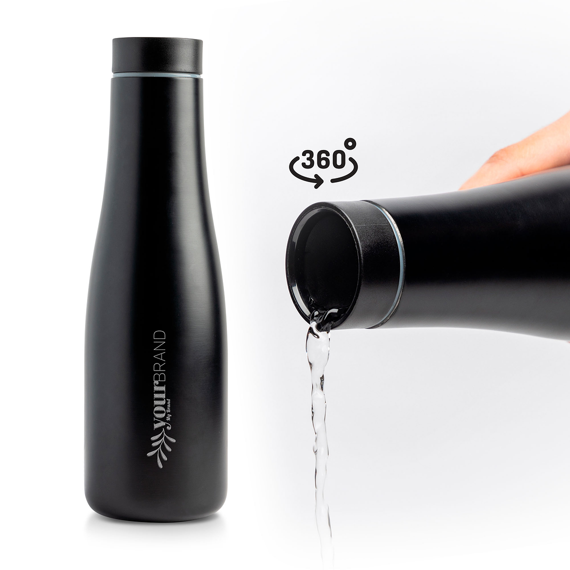 Garrafa Térmica com Tampa 360º - Conserva Temperatura por Mais Tempo 1