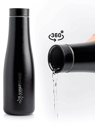 Garrafa Térmica com Tampa 360º - Conserva Temperatura por Mais Tempo