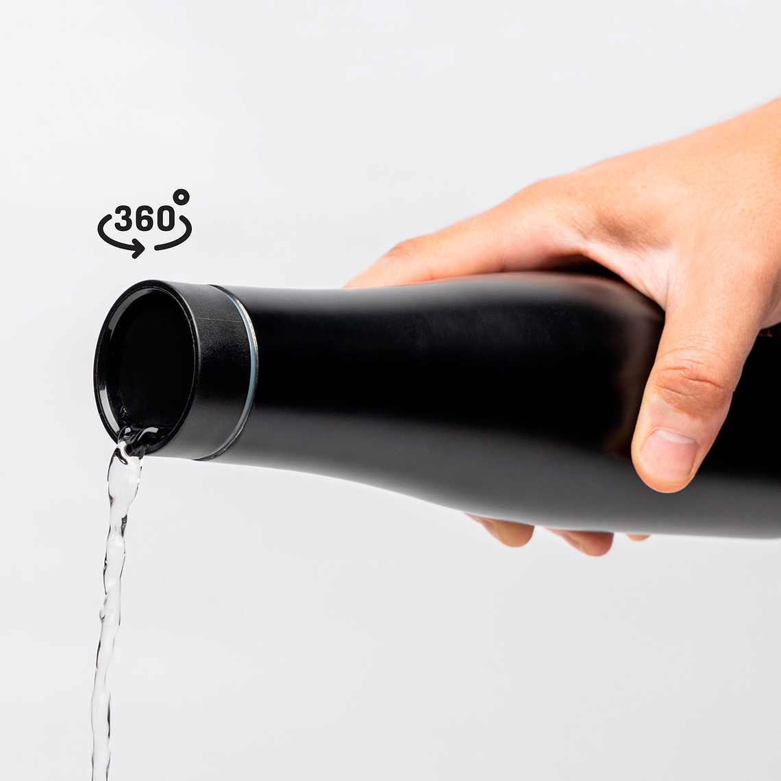 Garrafa Térmica com Tampa 360º - Conserva Temperatura por Mais Tempo 9