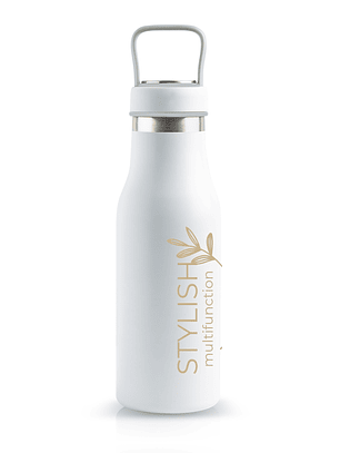 Garrafa Térmica com Compartimento e Tampa