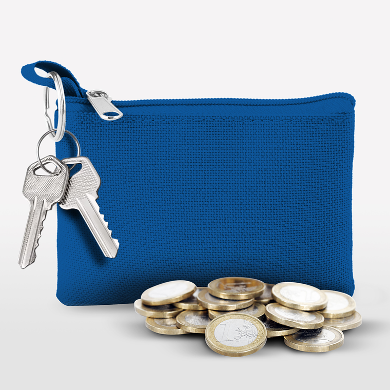 Porta-moedas com Zipper e Argola para Porta-chaves - Personalizado 10