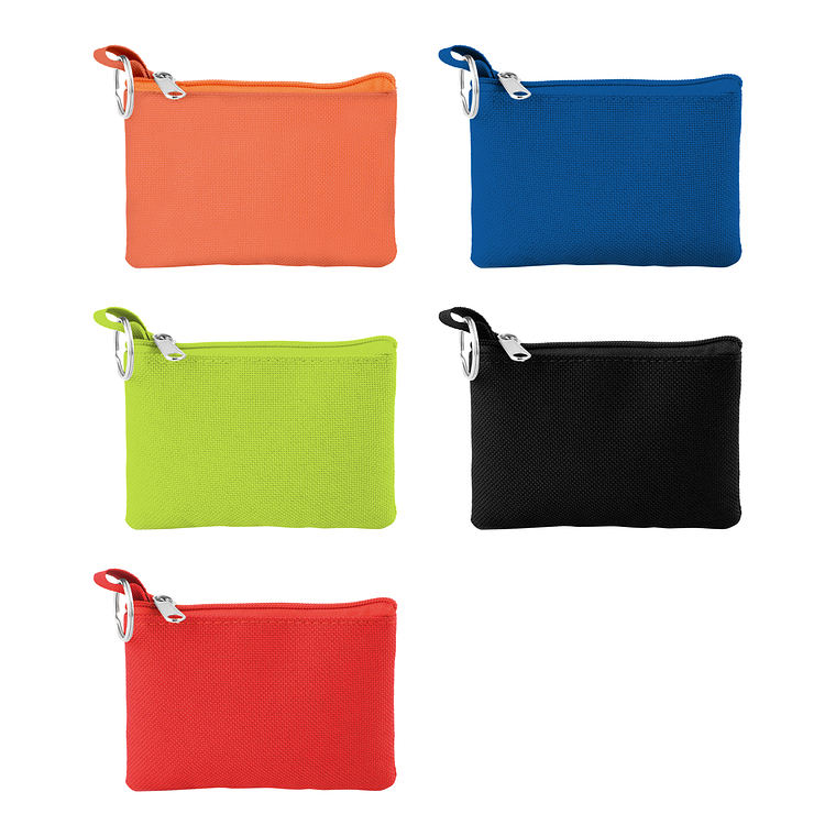 Porta-moedas com Zipper e Argola para Porta-chaves - Personalizado 11