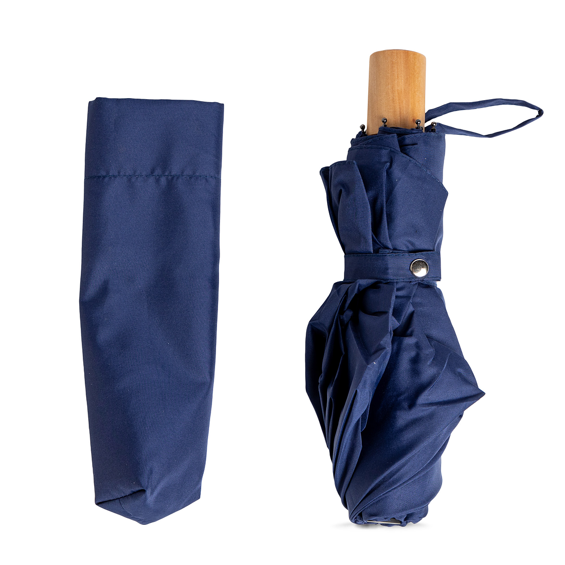 Guarda-Chuva Retrátil com 3 Seções e Alça - Compacto e Estiloso 11