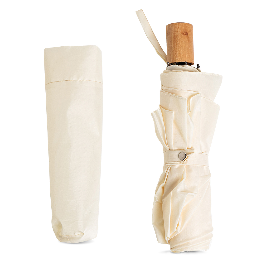 Guarda-Chuva Retrátil com 3 Seções e Alça - Compacto e Estiloso 17