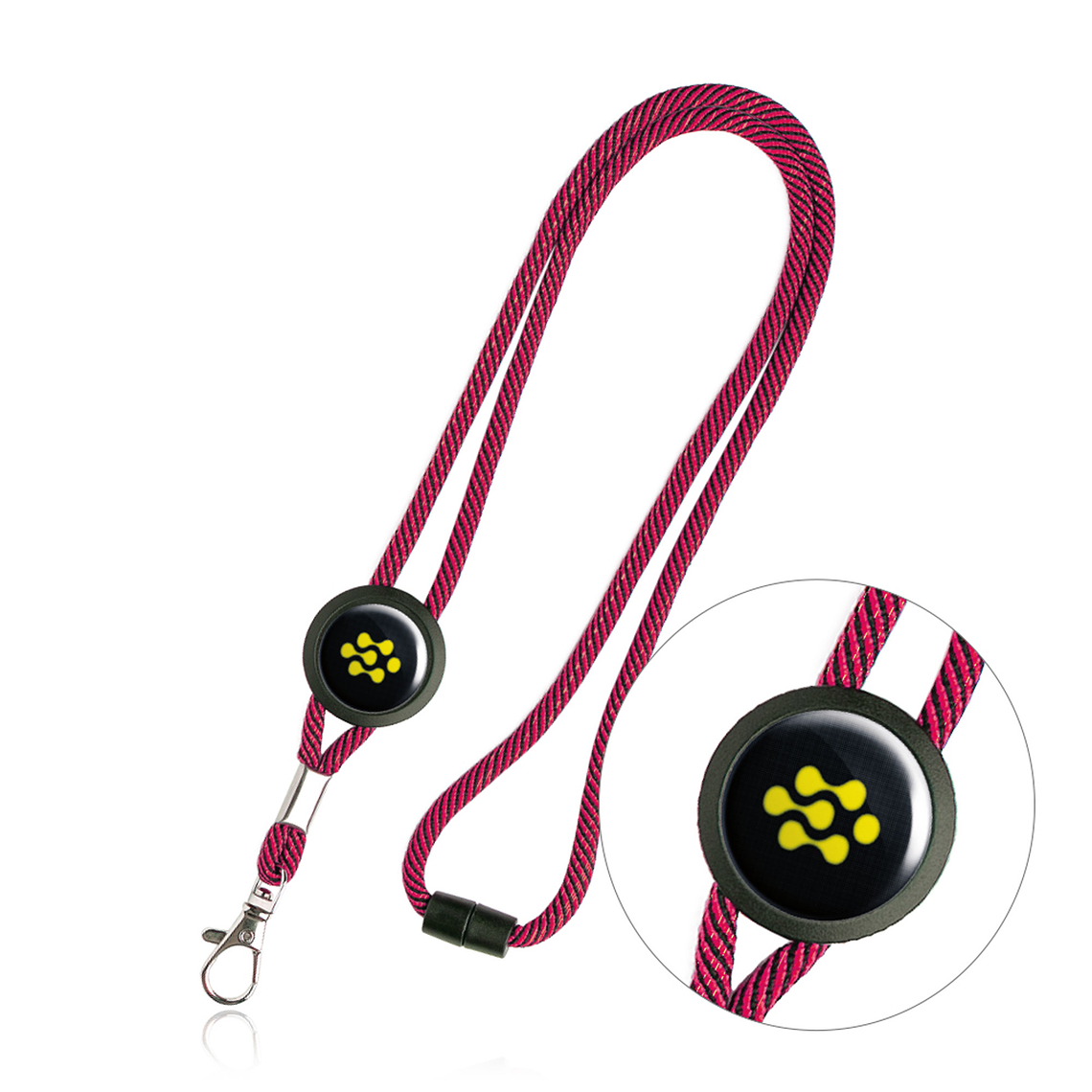 Lanyard Tubular Personalizado com Fecho de Segurança - Ideal para Eventos 21