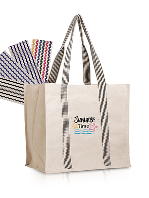 Saco de Canvas com Fecho Magnético e Pega de Algodão