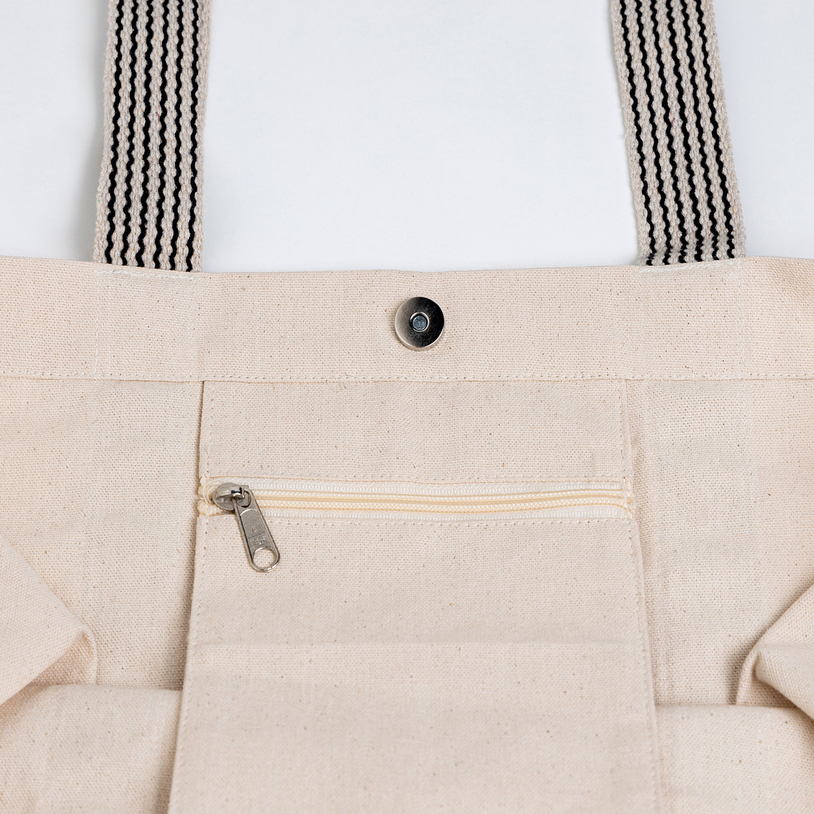 Saco de Canvas com Fecho Magnético e Pega de Algodão 9