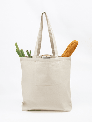 Saco Canvas 100% Algodão com Bolso Interior