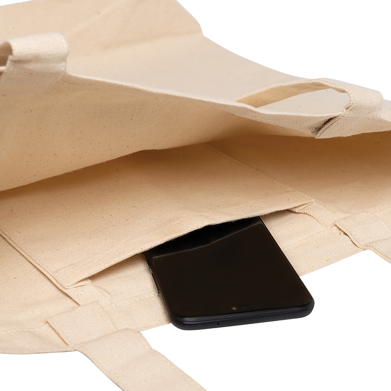 Saco Canvas 100% Algodão com Bolso Interior 6