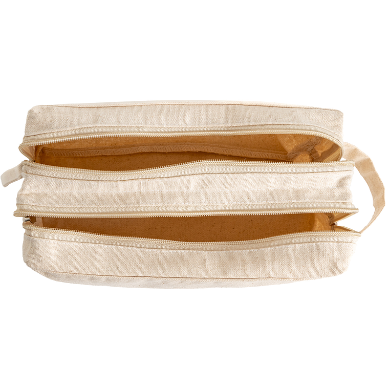Necessaire de Canvas com Duplo Compartimento 5