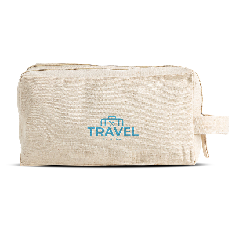 Necessaire de Canvas com Duplo Compartimento 6