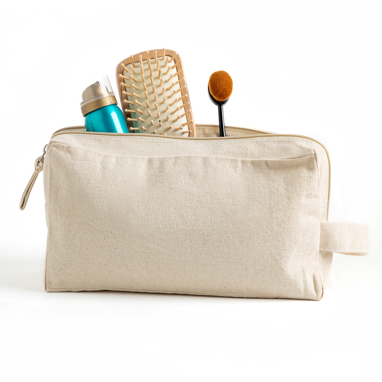 Necessaire de Canvas com Duplo Compartimento 7