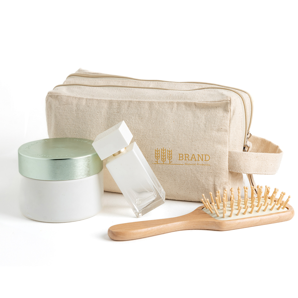 Necessaire de Canvas com Duplo Compartimento 8