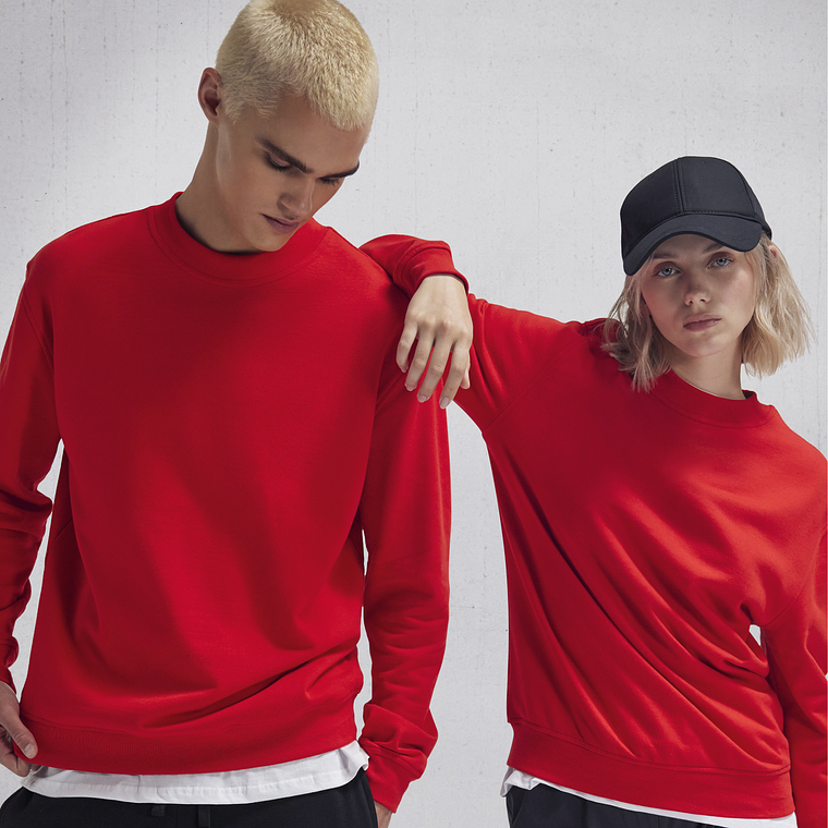 B&C ID.332 Crew - Sweatshirt Clássica e Sustentável para Todos os Estilos 2