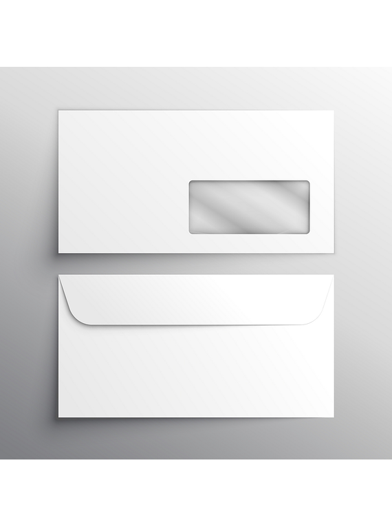 Envelope com janela DL