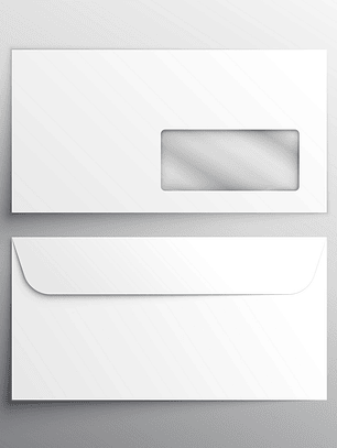 Envelope com janela DL