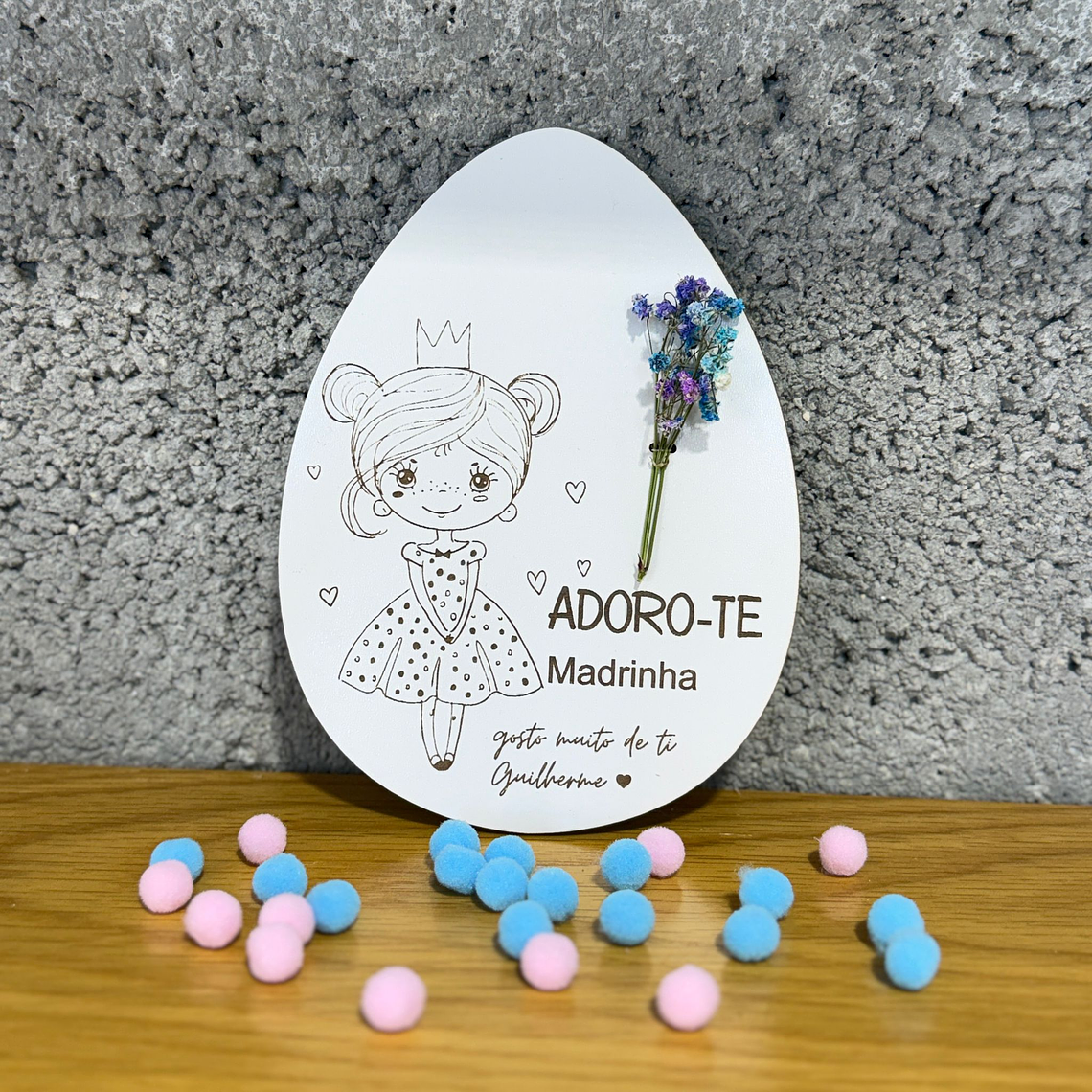 Lembrança Personalizada Madrinha 1