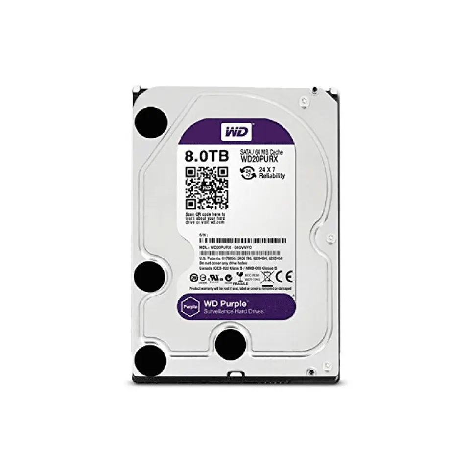 DISCO DURO WD 8TB SATA 6GB-S 24-7 MAX 64 CAM 1