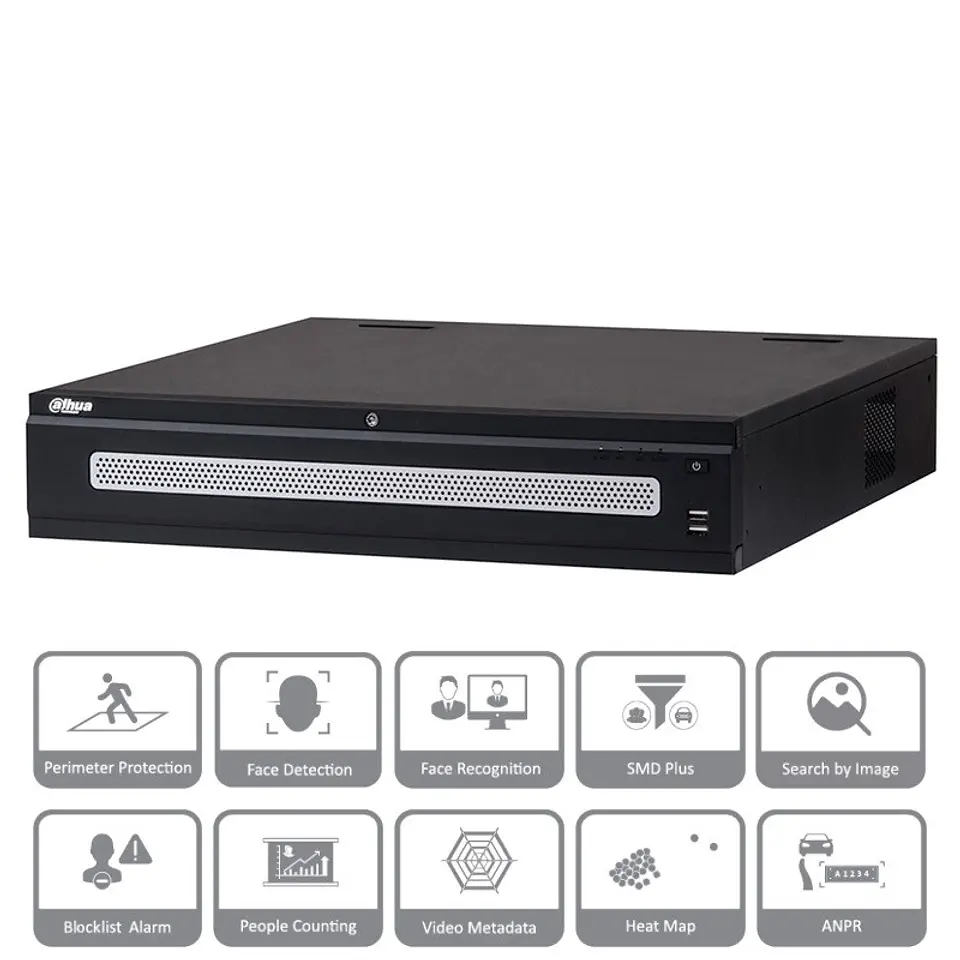 NVR DAHUA WIZMIND 128CH 8SATA 512MBPS HDMI 4K AI 1