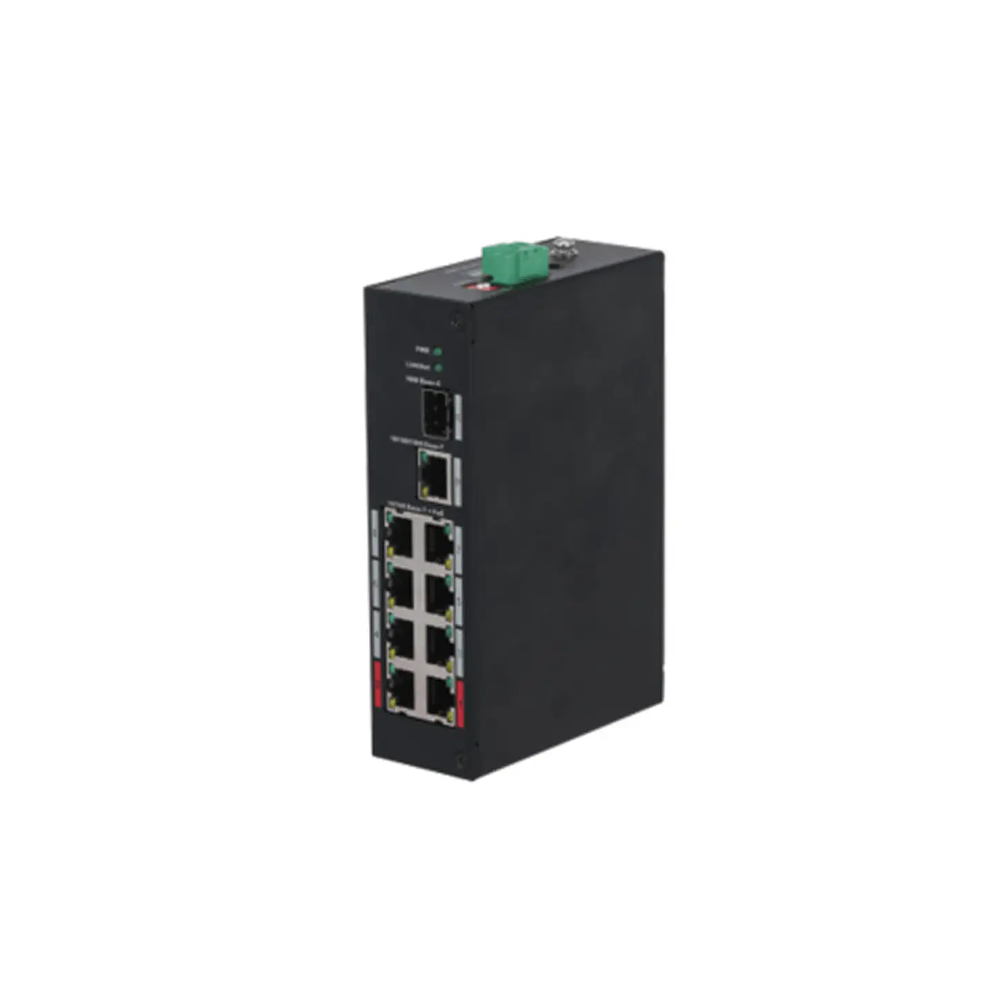 SWITCH 8 POE 1 GIGA 1 SFP 96W RIEL DIN 250M 1