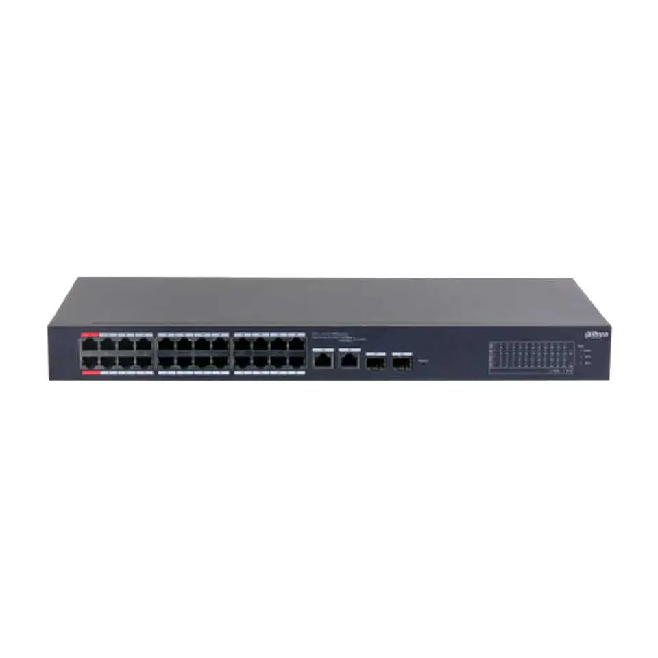 SWITCH DAHUA L2 CLOUD 24P POE EXT 2P GIGA 240W 1