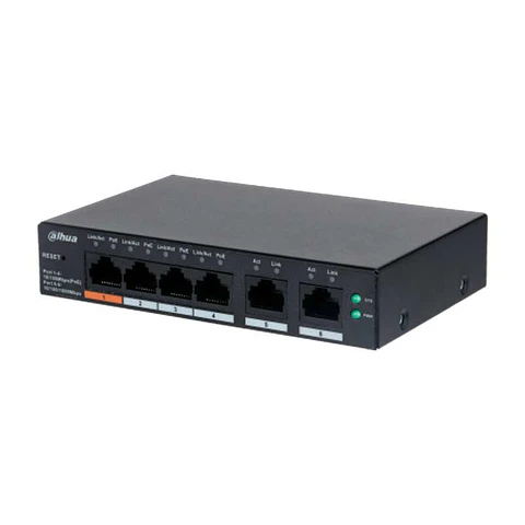 SWITCH DAHUA L2 CLOUD 4 POE 2 GIGA 60W