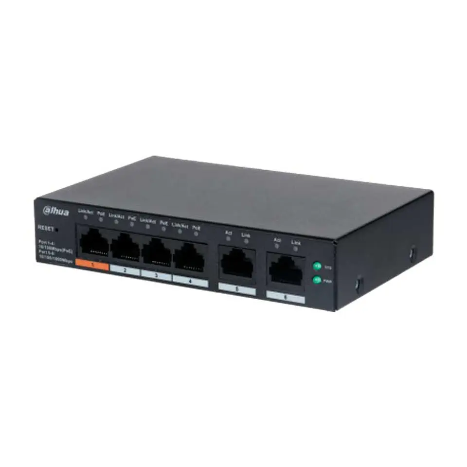 SWITCH DAHUA L2 CLOUD 4 POE 2 GIGA 60W 1