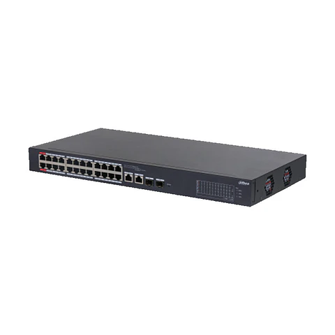 SWITCH DAHUA 24P 2 GIGA-2 SFP 375W POE EXT