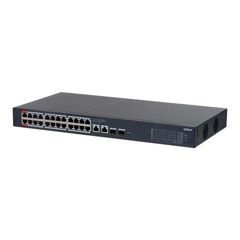 SWITCH DAHUA L2 CLOUD 24P POE EXT GIGA 2P GIGA 240W