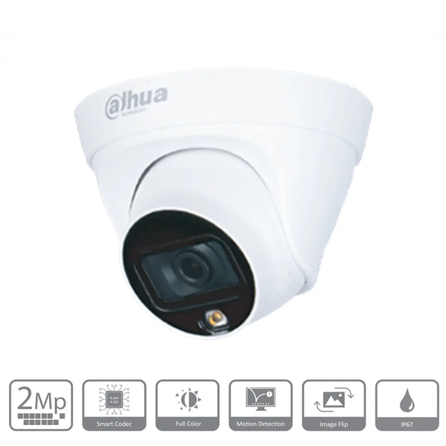 CAMARA IP DOMO FULL COLOR 2MP LF 2.8 LED15 1