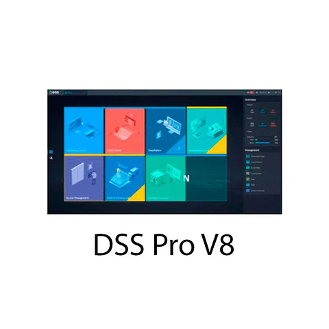 Licencia base Dahua DSS Professional 8 para 16 canales de video